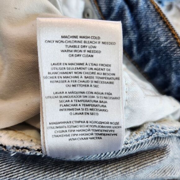 RE/DONE 90"s High Rise Ankle Crop Jeans Size 30 - Picture 12 of 16